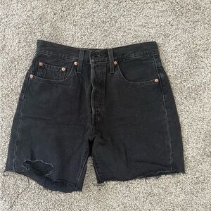 Women’s Black Denim Shorts